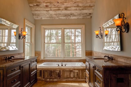 recycled wood bathroom