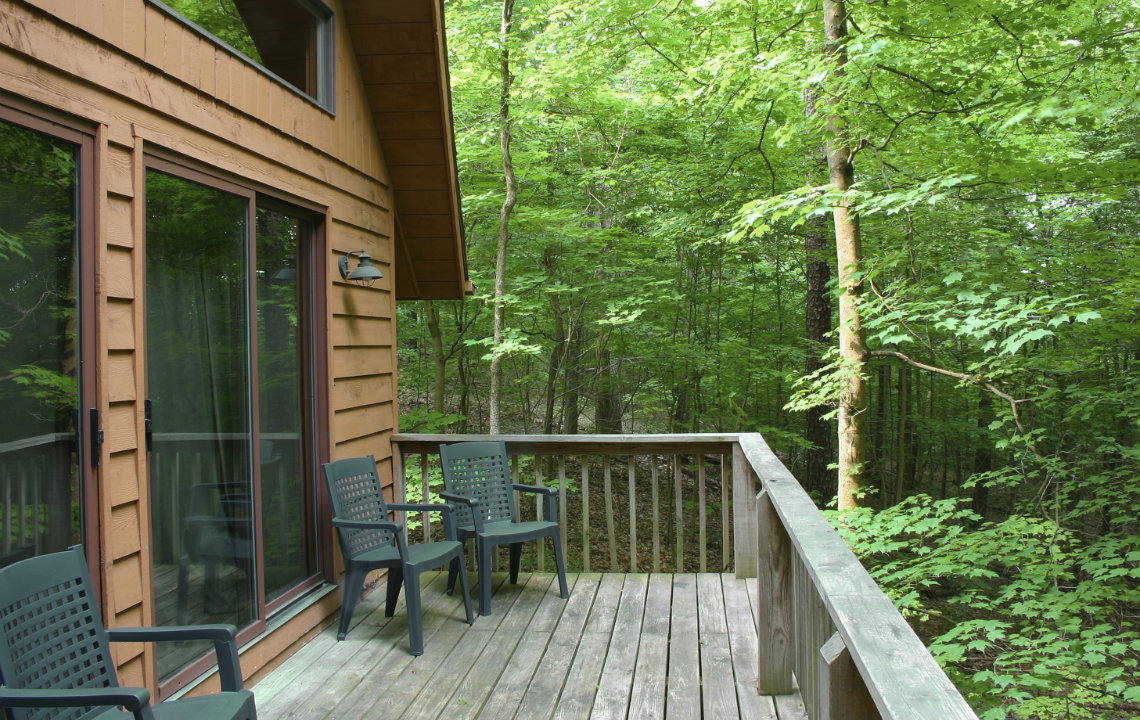 The back deck: My "Happy Place"